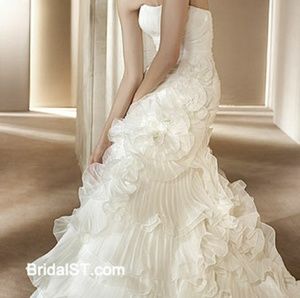 Pronovias Alga Off-White Wedding Dress (cont.)